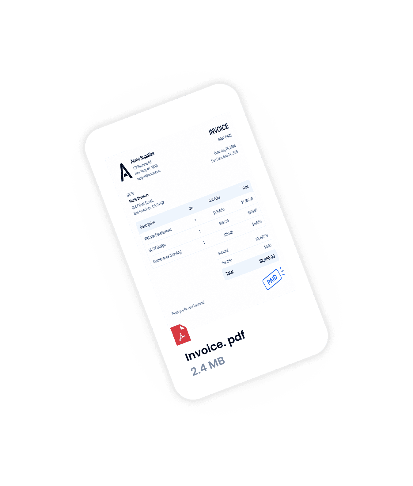 FinFolders iOS app